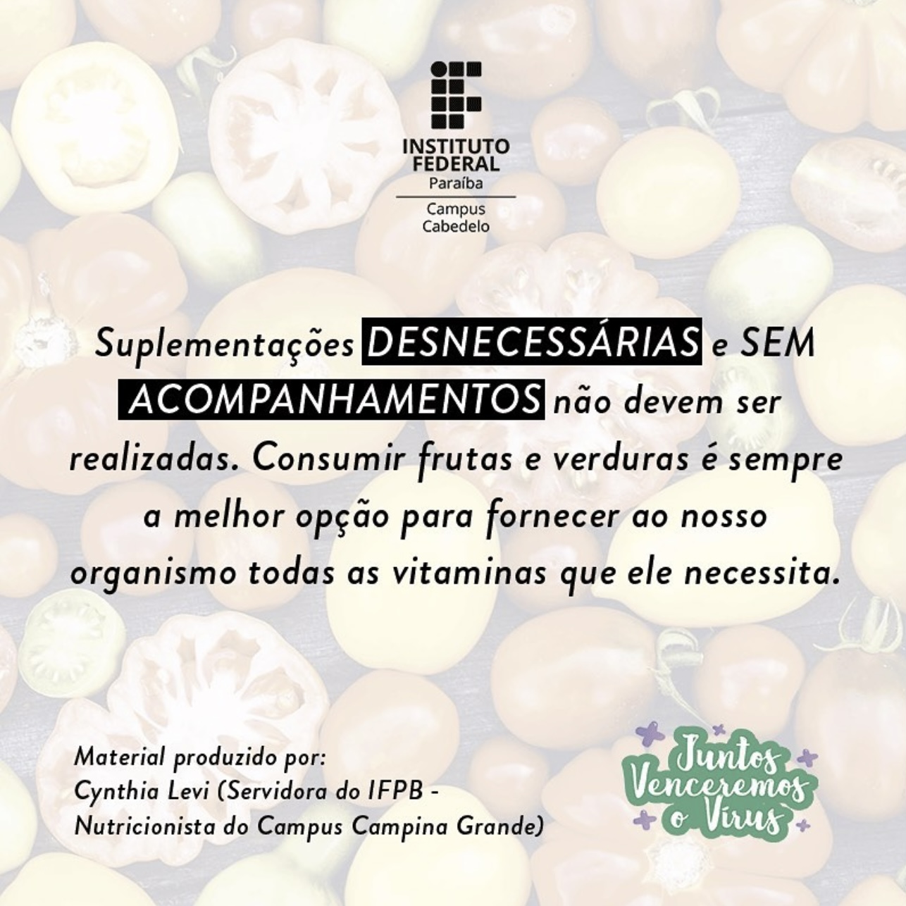 IFPB Campus Cabedelo - Coronavírus: Alimentação na Pandemia 4.jpg