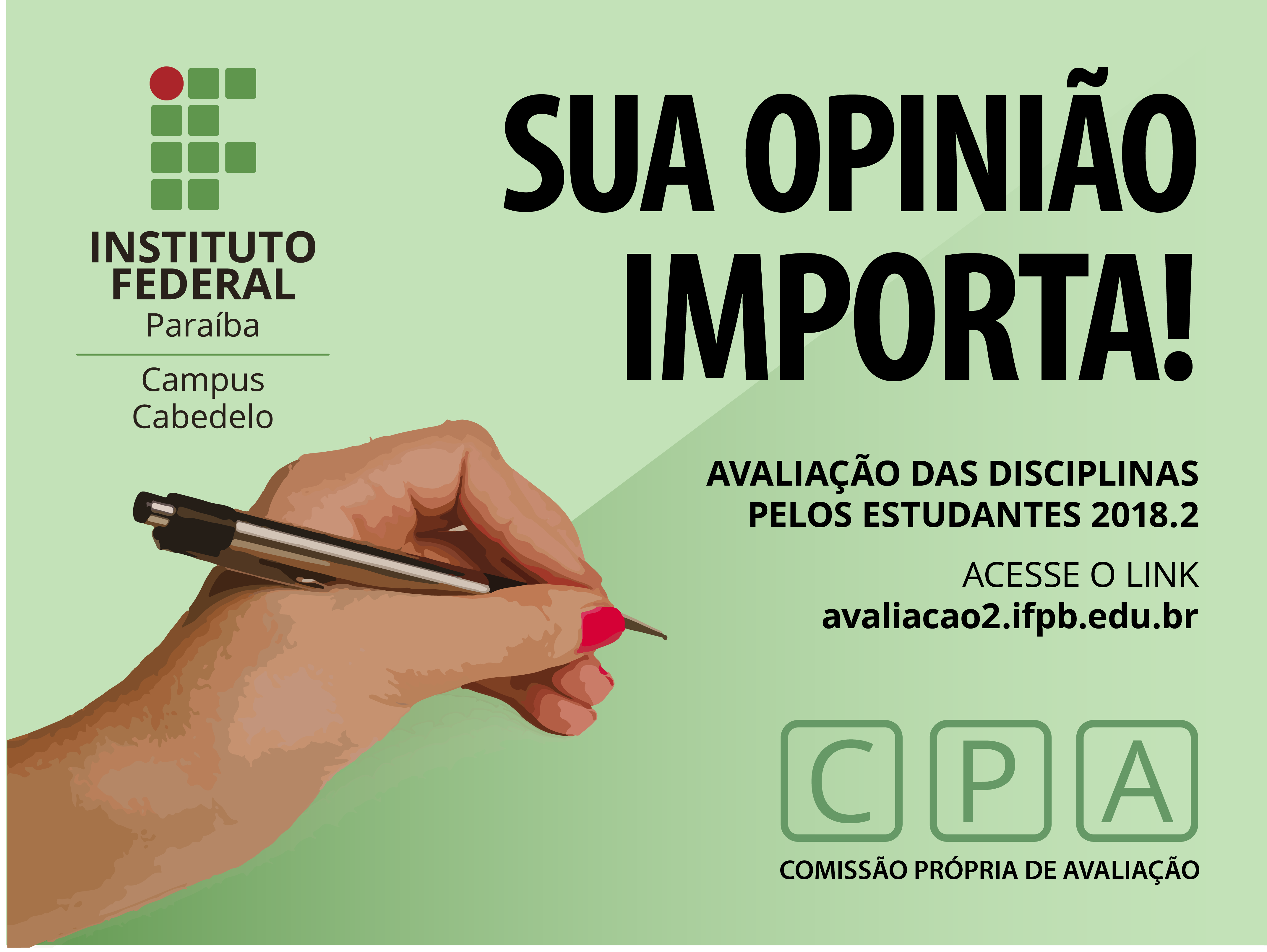 Avaliação de Disciplinas 2018.2