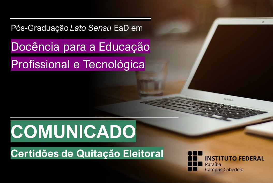 Comunicado Certidão de Quitação Eleitoral