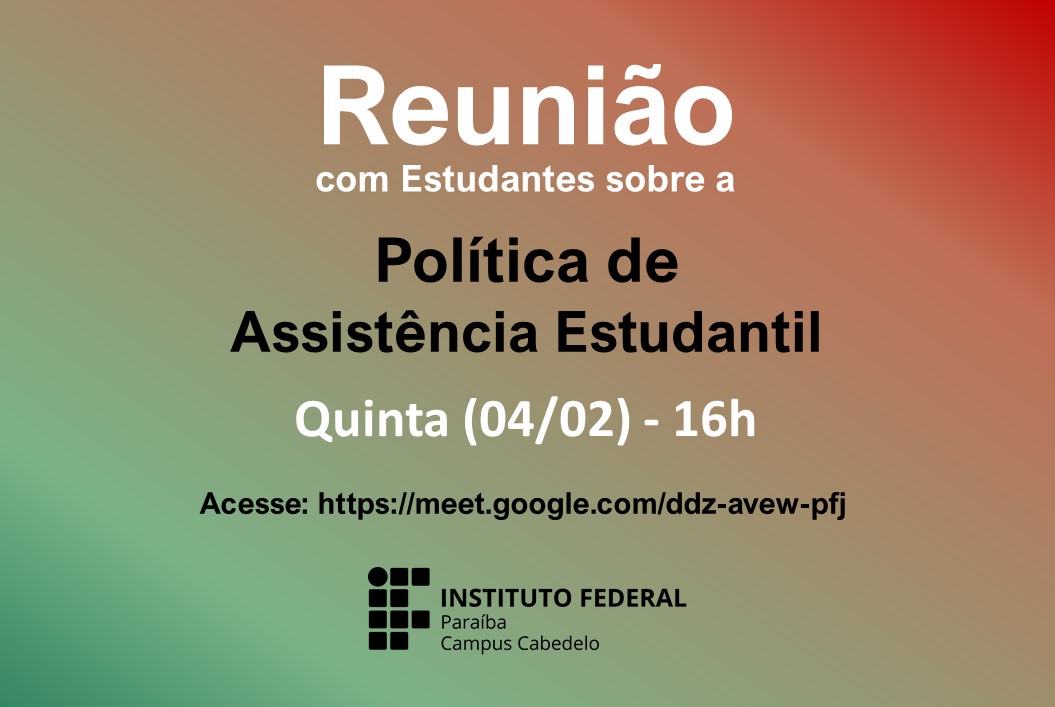 Reunião PAE 2021
