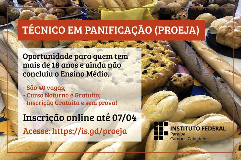 Seleção 2021 PROEJA Panificação