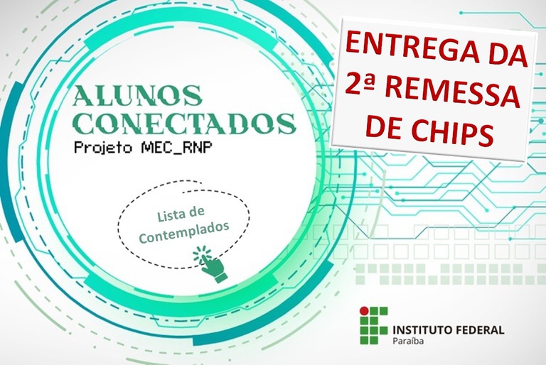 Entrega dos Chips - Projeto Alunos Conectados - 2ª Remessa