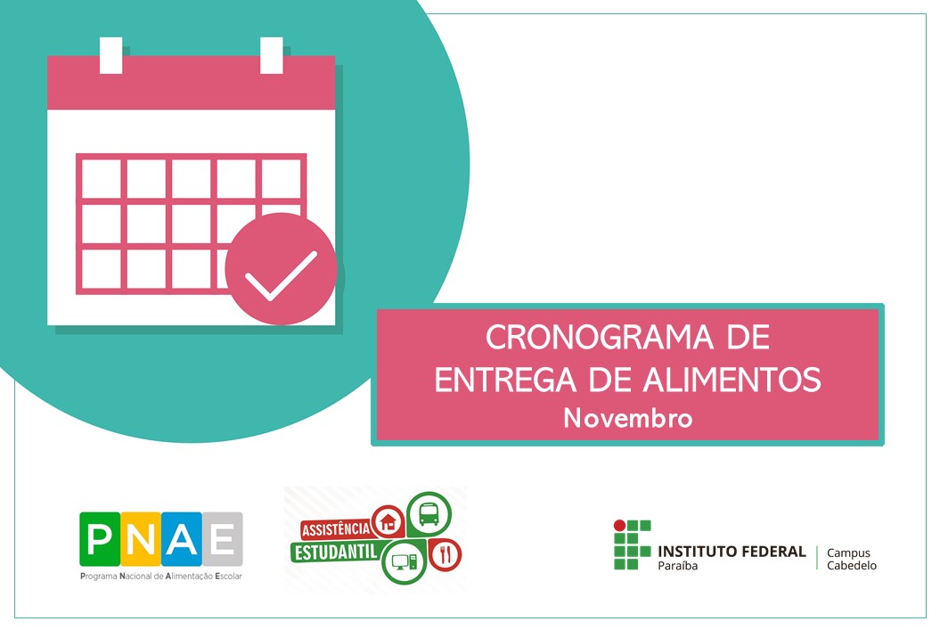 Cronograma de Entregas de Alimentos - Novembro