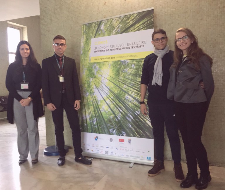 Três estudantes do curso de Engenharia Civil participaram de um dos maiores congressos mundiais sobre Materiais Sustentáveis.