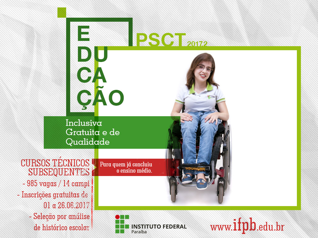 PSCT confirmação de matrícula