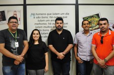 Emerson, Caroline Cevada, João Vitor, George Cruz e Assuero Rolim.