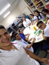 Daniel treinando no LABEM os alunos para serem monitores de sua palestra.