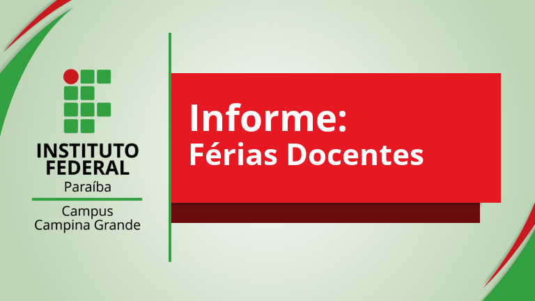 férias docentes
