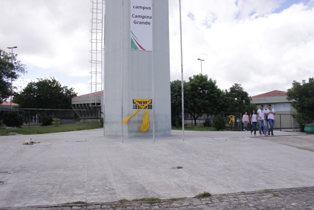 Campanha Maio Amarelo no campus do IFPB em Campina