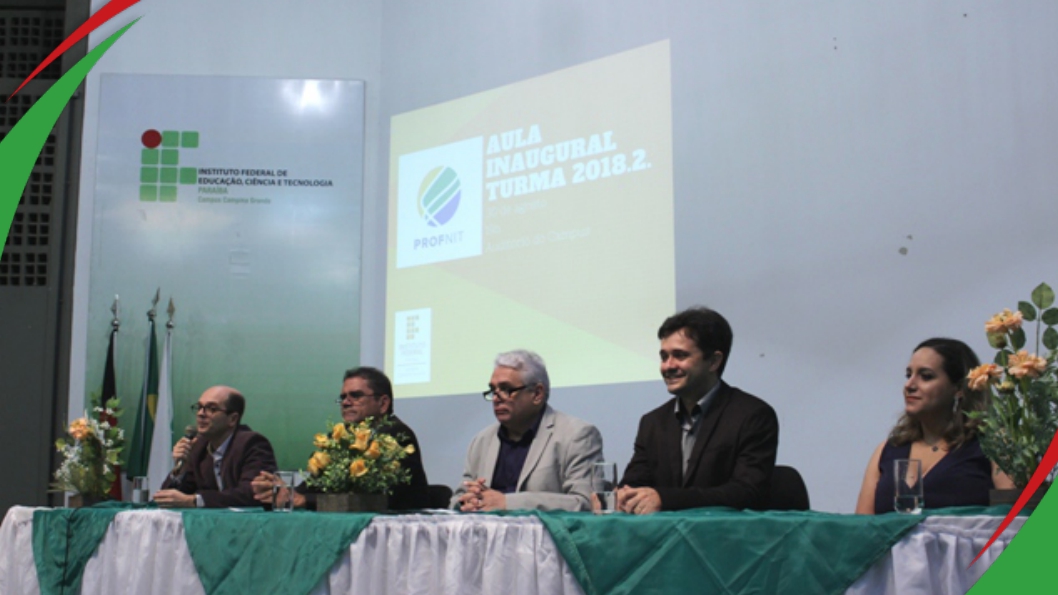 Aula inaugural de mestrado em Campina 