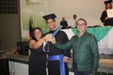 Formando Hallyson Silva com os pais