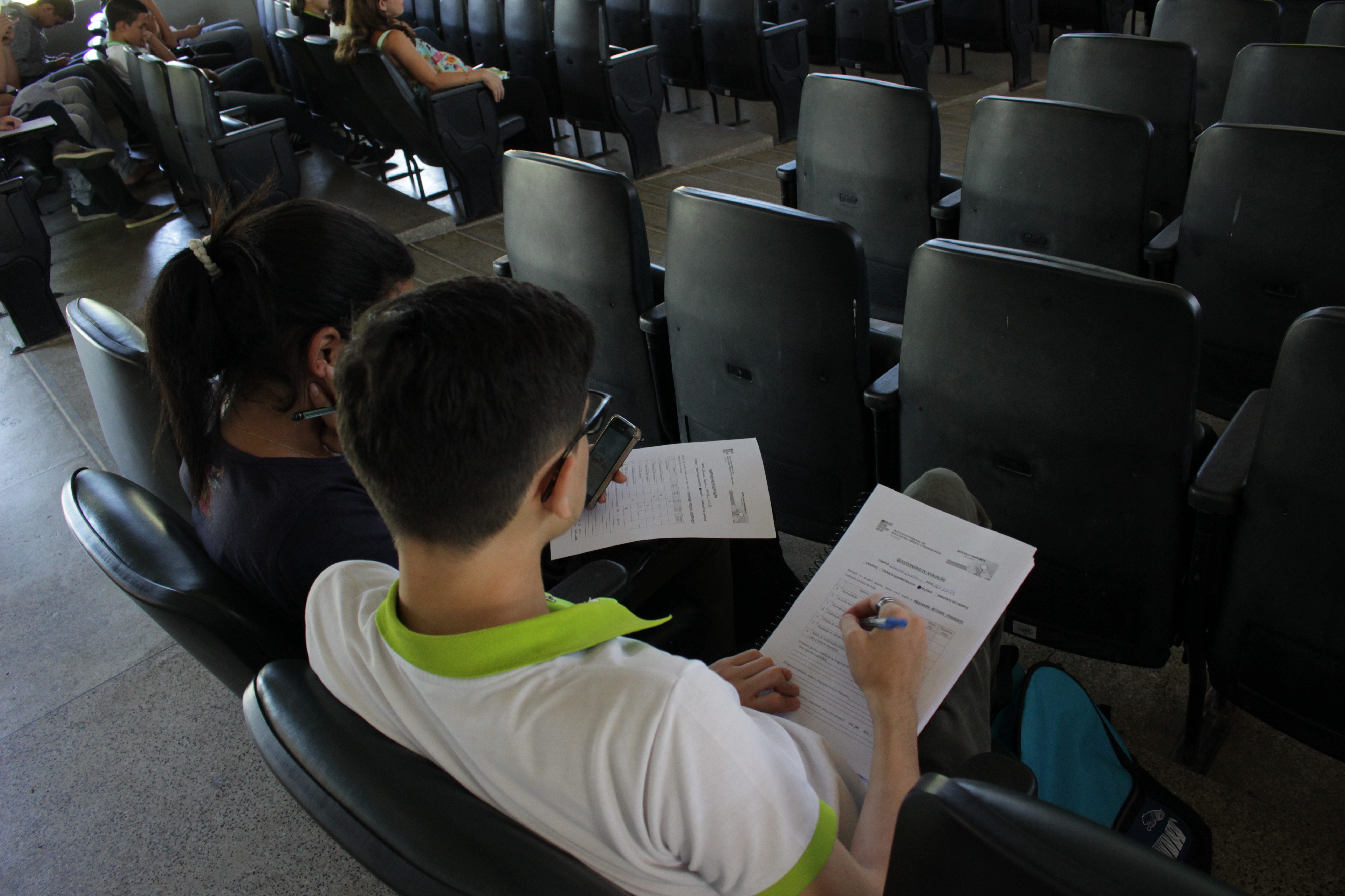 Estudantes avaliam o programa 