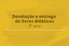 Esquema de entrega e devolução está acontecendo por séries para evitar aglomerações no Campus