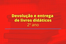 Estudantes do 2º e do 3º anos são chamados para receberem os materiais didáticos