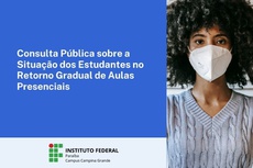 Estudantes que aderiram ao retorno presencial devem preencher formulário eletrônico