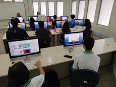 Primeiras turmas do novo laboratório iniciaram as aulas nesta quinta (20)