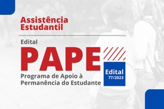PAPE para não contemplados abre inscrições remotas