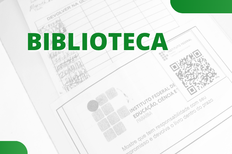 Biblioteca: QR Code facilita processo de renovação de empréstimo de livros.  