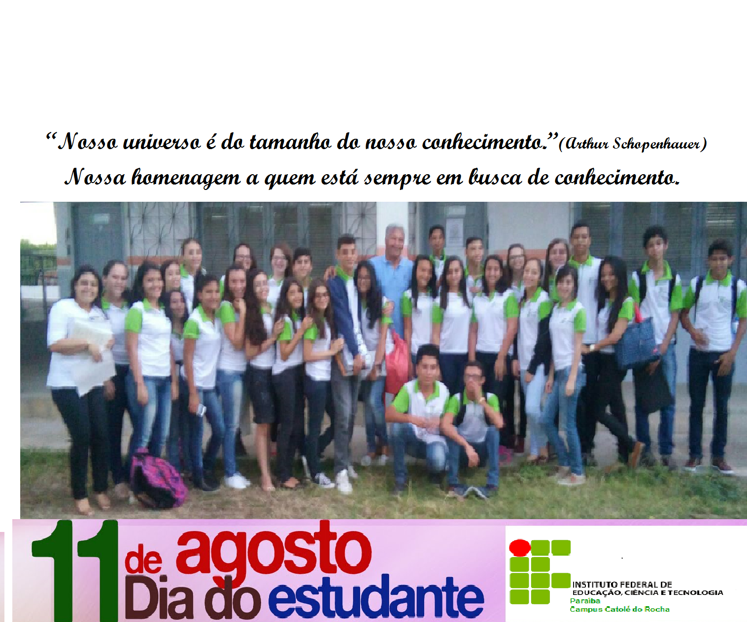 Dia do Estudante - Campus Catolé do Rocha