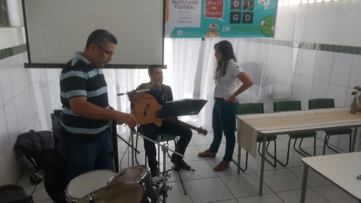 Preparação para a apresentação cultural