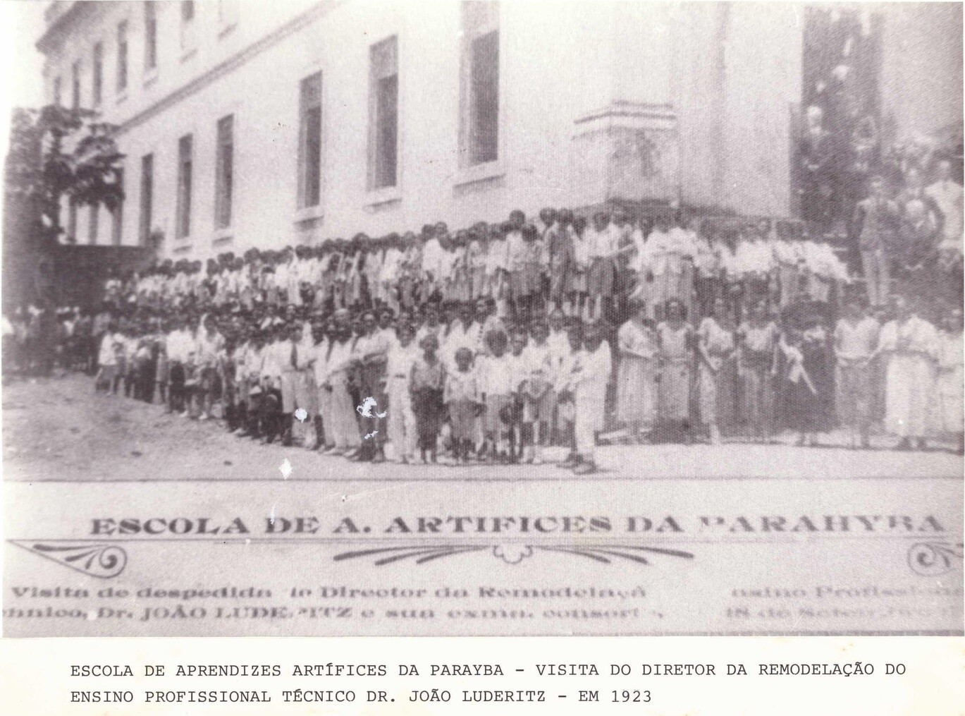 Visita de João Luderitz (Encarregado da Remodelação do Ensino Profissional Técnico) 