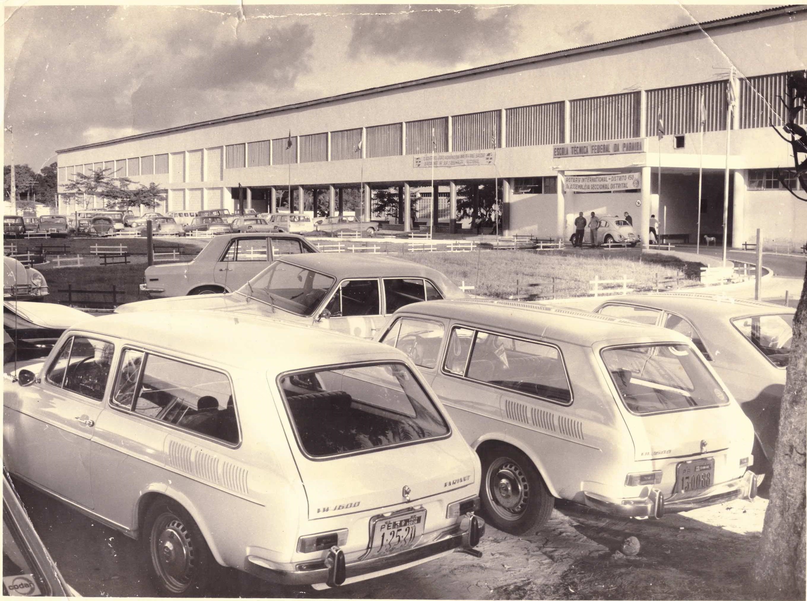 Fachada principal da Escola Técnica Federal da Paraíba
