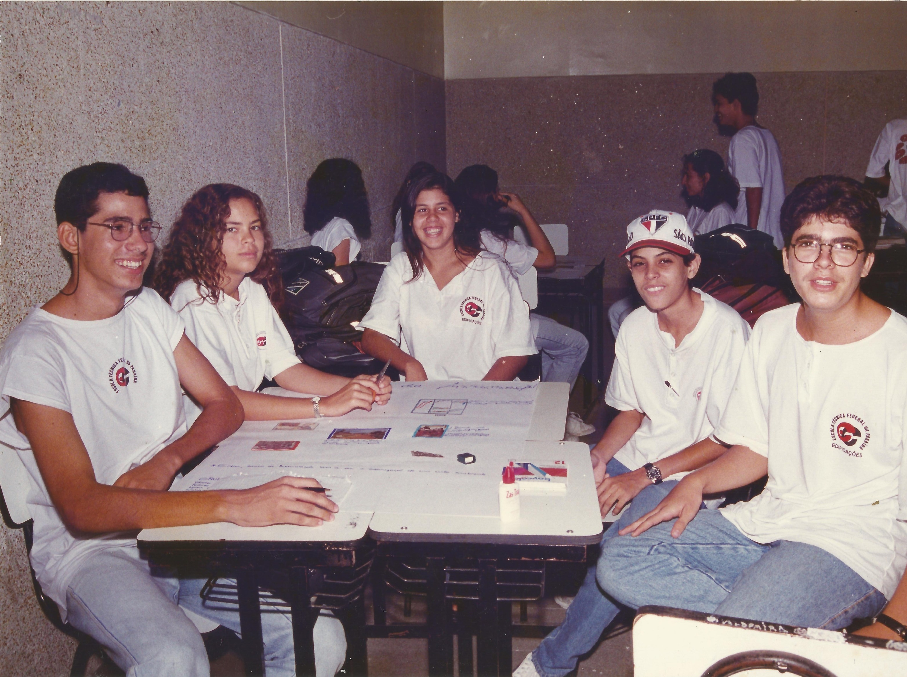 Momento de uma aula na Escola Técnica