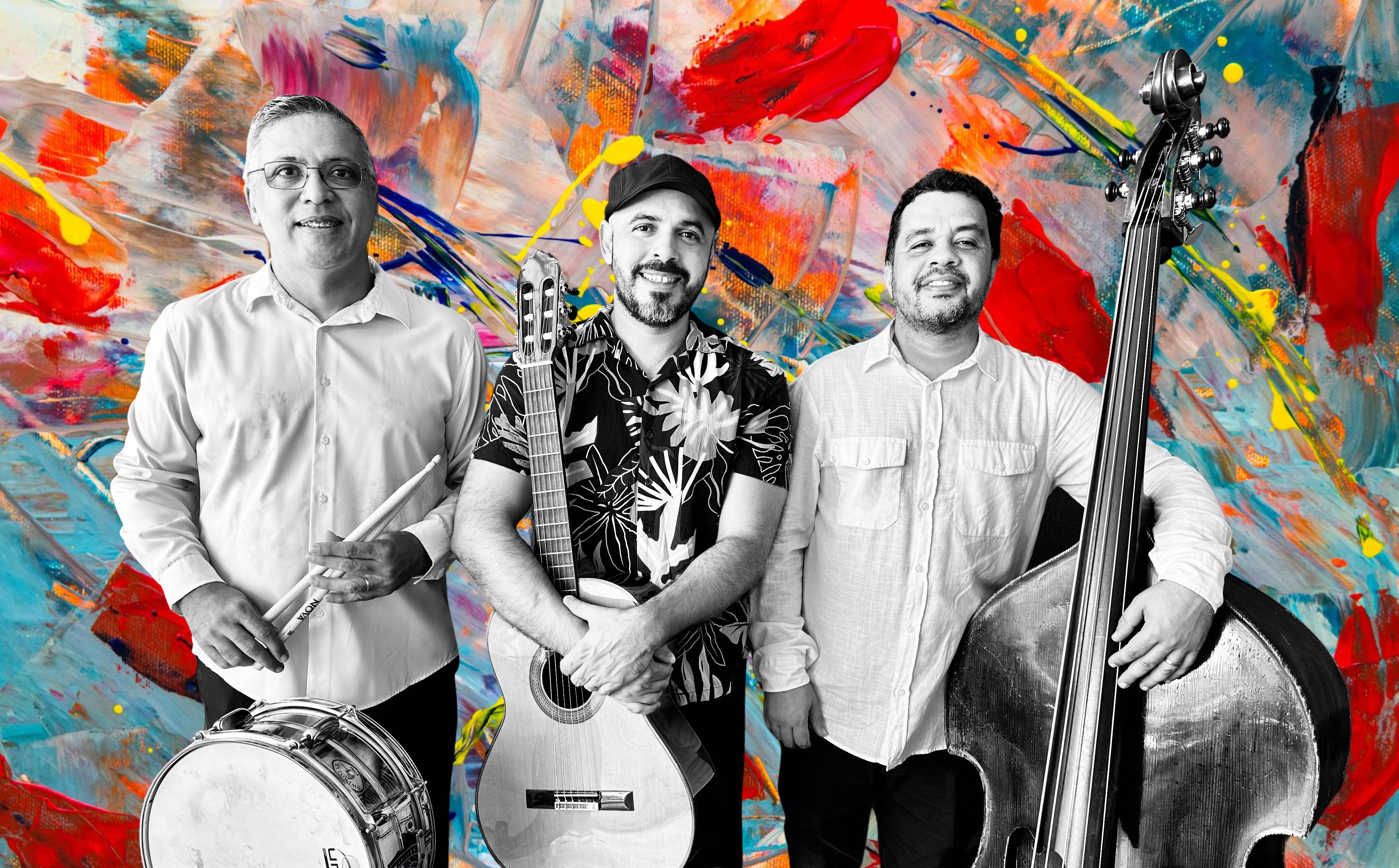 Trio dos professores Vinnícius Lucena, Danilo Andrade e Ebenézer Lourenço