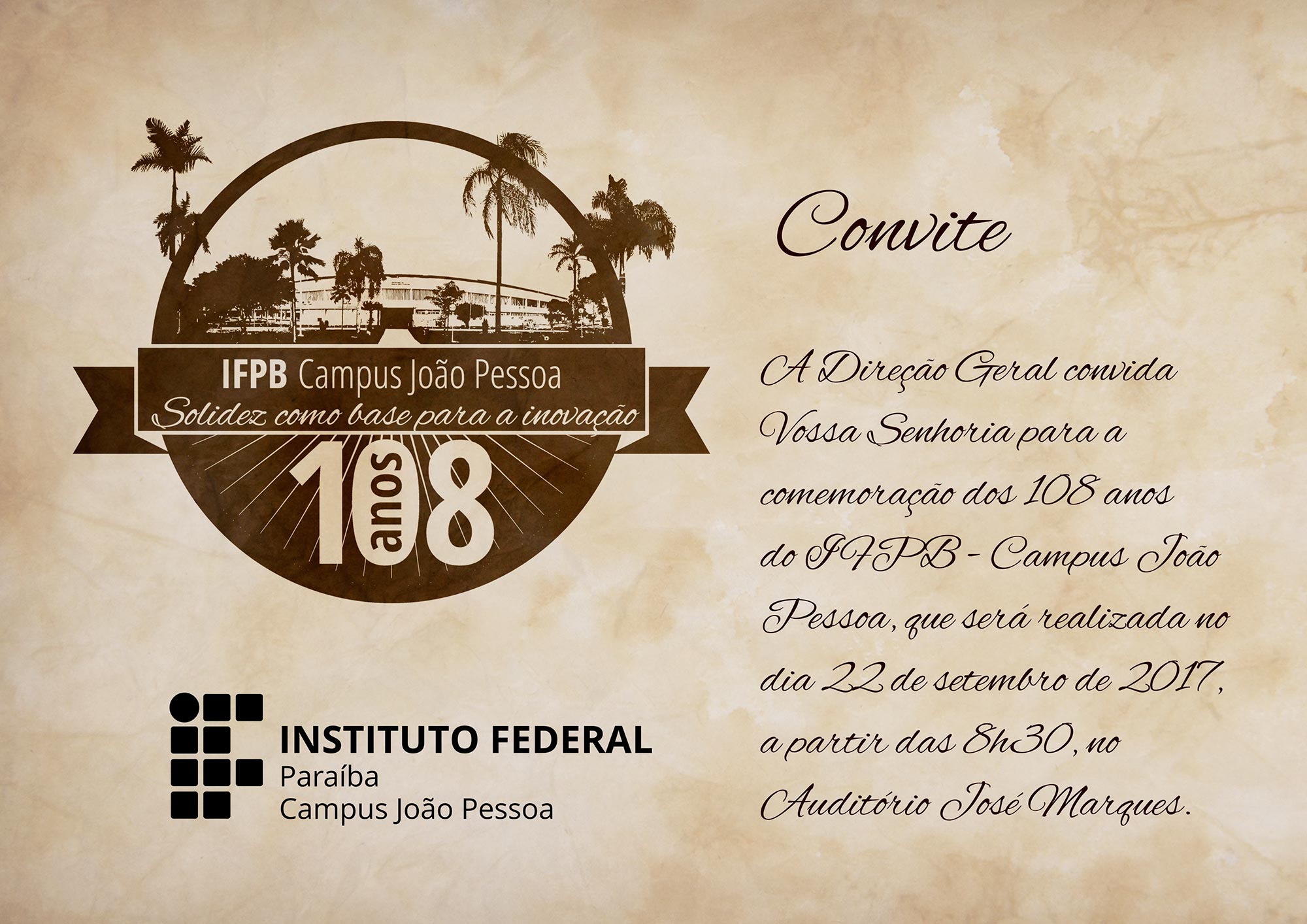 108 Anos campus João Pessoa