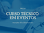 Curso de eventos Proeja