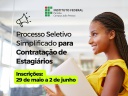 As inscrições começam dia 29 de maio