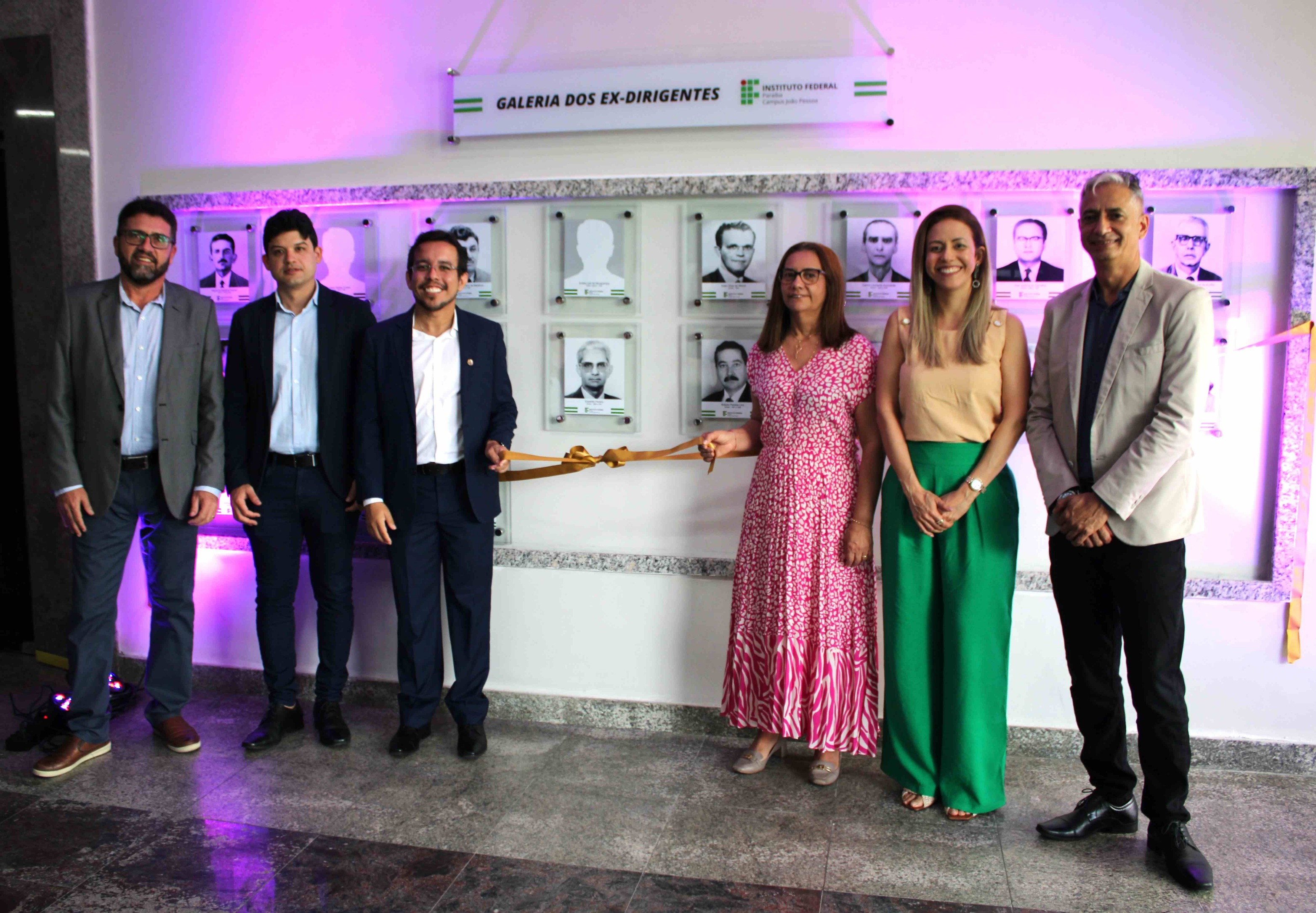 Reinauguração da Galeria de Ex-Dirigentes