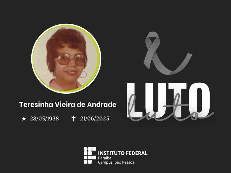 Nota de Pesar servidora aposentada