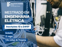 As inscrições ocorrem entre os dias 12 e 24 de julho, exclusivamente por e-mail