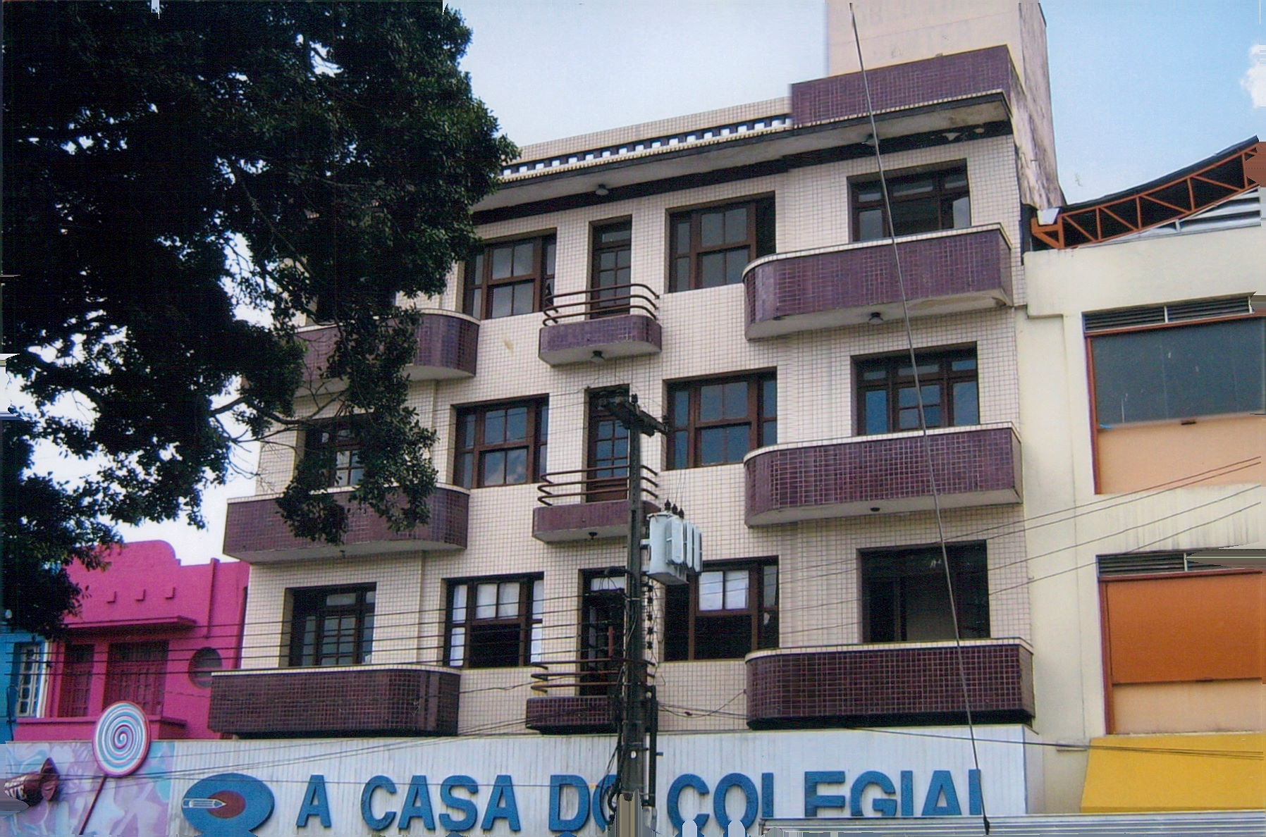 Fachada do primeiro endereço físico do IFPB campus Campina