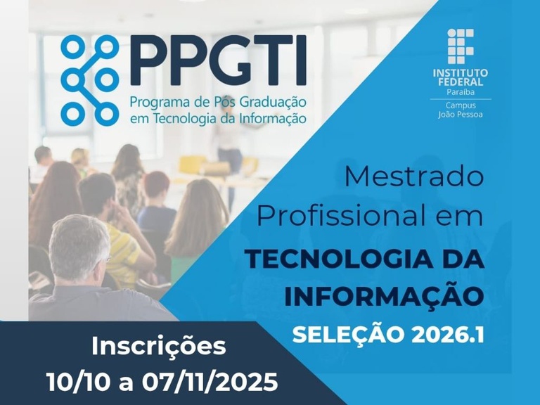 Mestrado Profissional em TI 2026.1