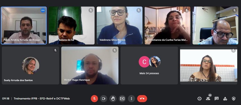 Aula do curso de Execução Financeira e Contábil