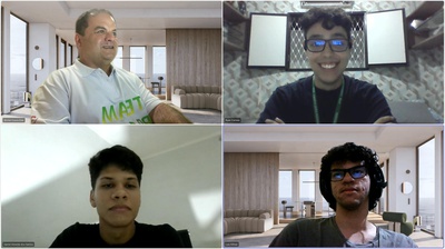 Equipe do IFPB que disputa torneio da Huawei na trilha Cloud.jpeg