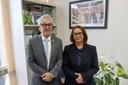 Reitora do IFPB, Mary Roberta, e o diretor de Desenvolvimento da Rede Federal, Charles Okama 1.jpg