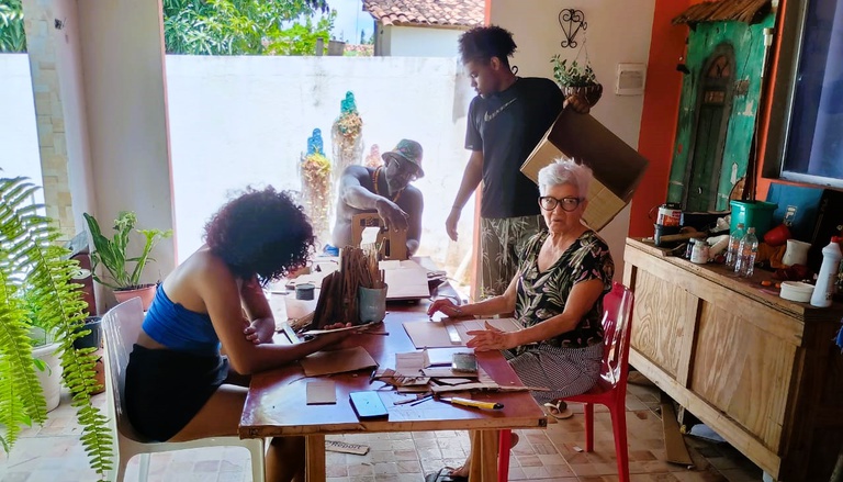 Jovem que participou de oficina no IFPB - Campus Santa Rita colabora com exposição do artista Sergio Cezar 3.jpg