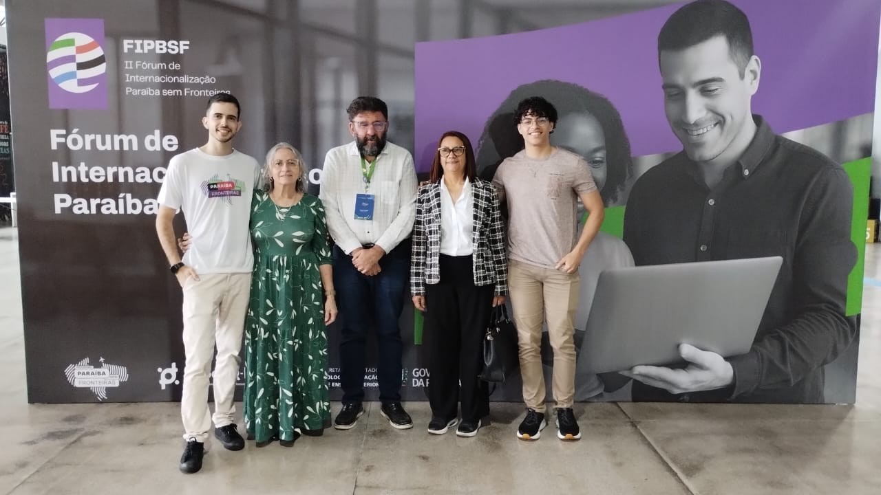 Dirigentes do IFPB com representante do Paraíba sem Fronteiras