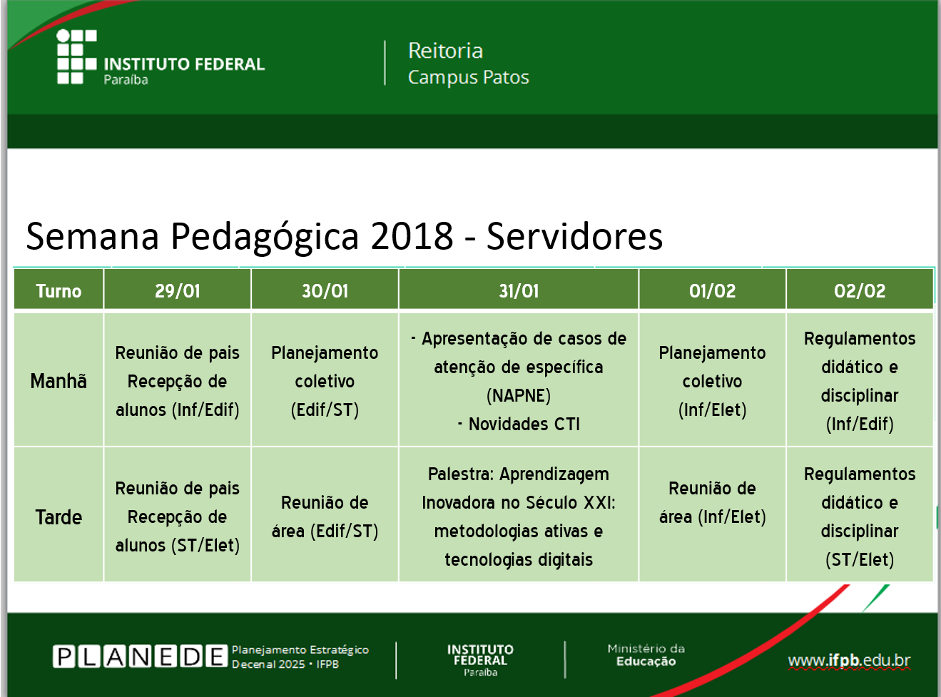 Semana Pedagógica