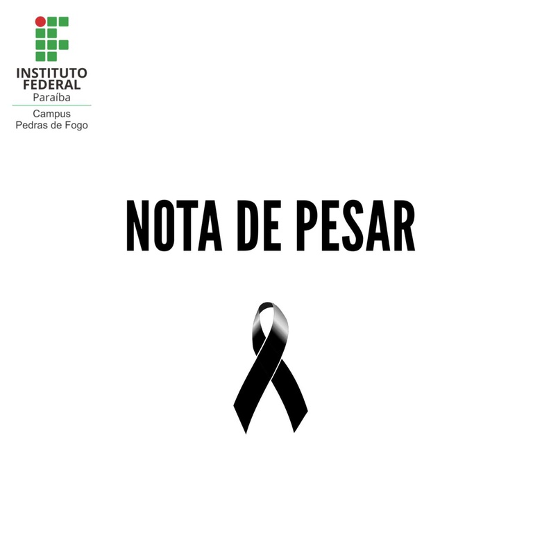 Nota de pesar 