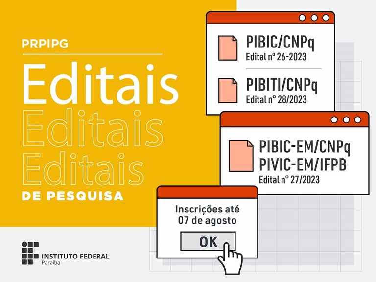 Bolsas iniciação científica