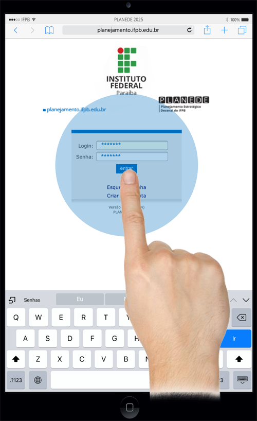 Sistema PLANEDE 2025 do IFPB