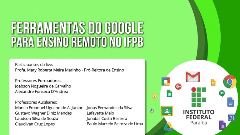 Ferramentas do Google - Live