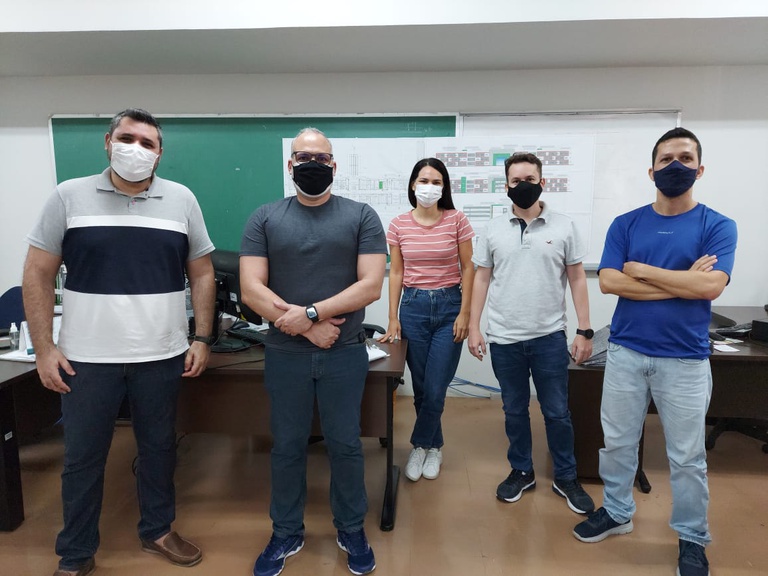 Visita da DDP na Coordenação de Obras de Engenharia