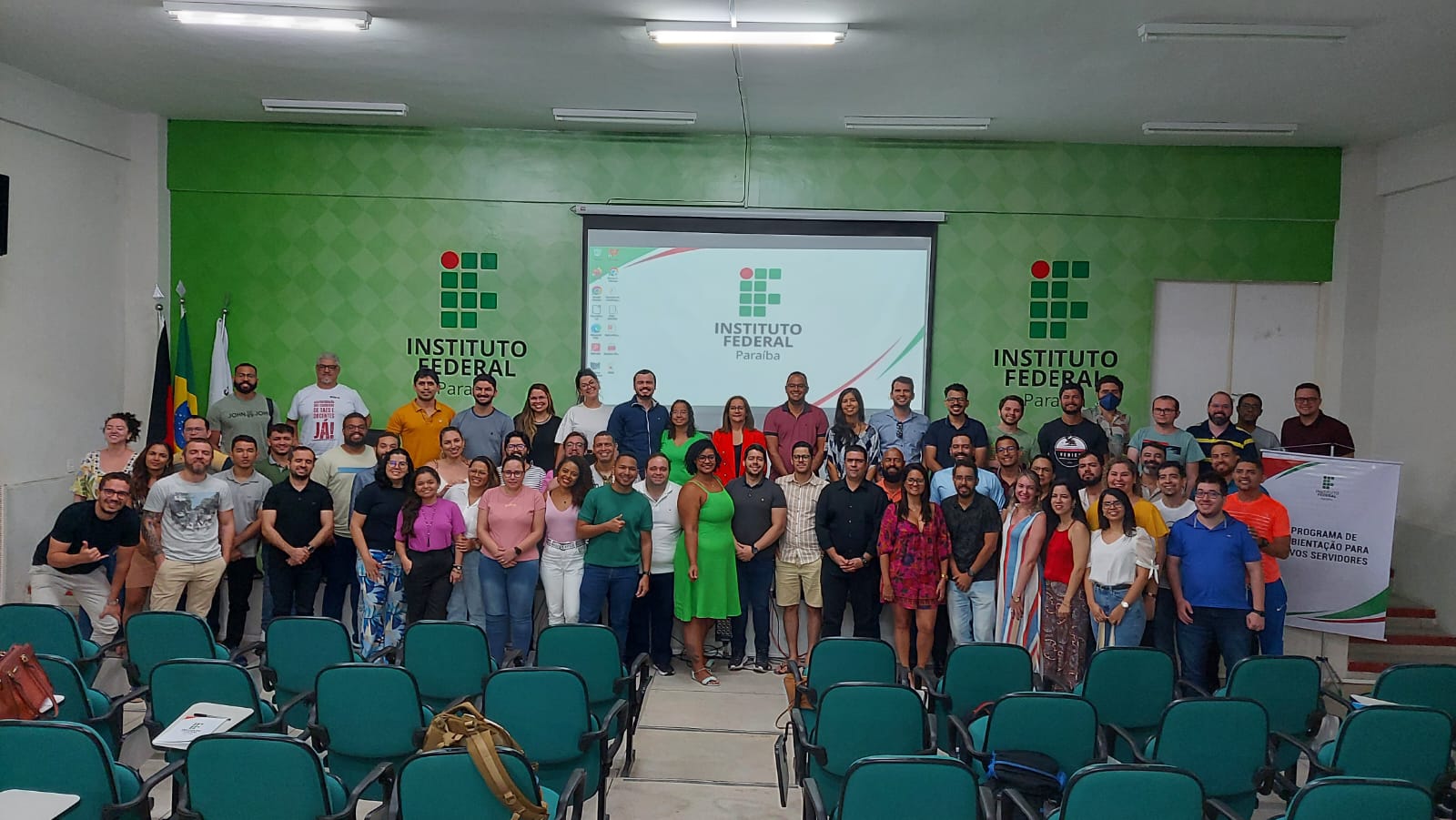 Participantes da nova turma de ambientação