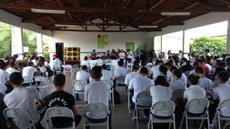 Pausa para reflexão aconteceu entre aulas no período da manhã, em São Gonçalo