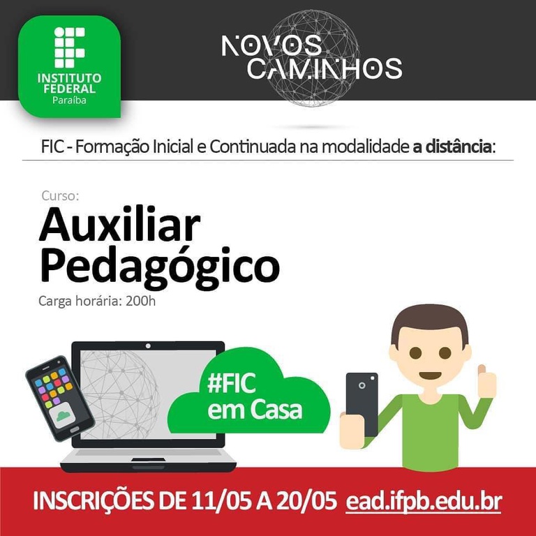 Curso FIC Auxiliar Pedagógico